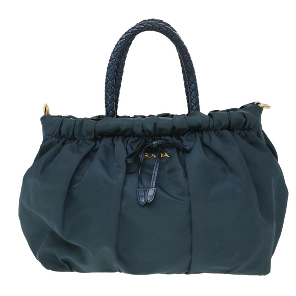 PRADA Hand Bag Nylon 2way Blue Auth bs4753 - Picture 13 of 16